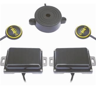 Dode hoek detectie  2 sensoren / 2 Leds /1 buzzer