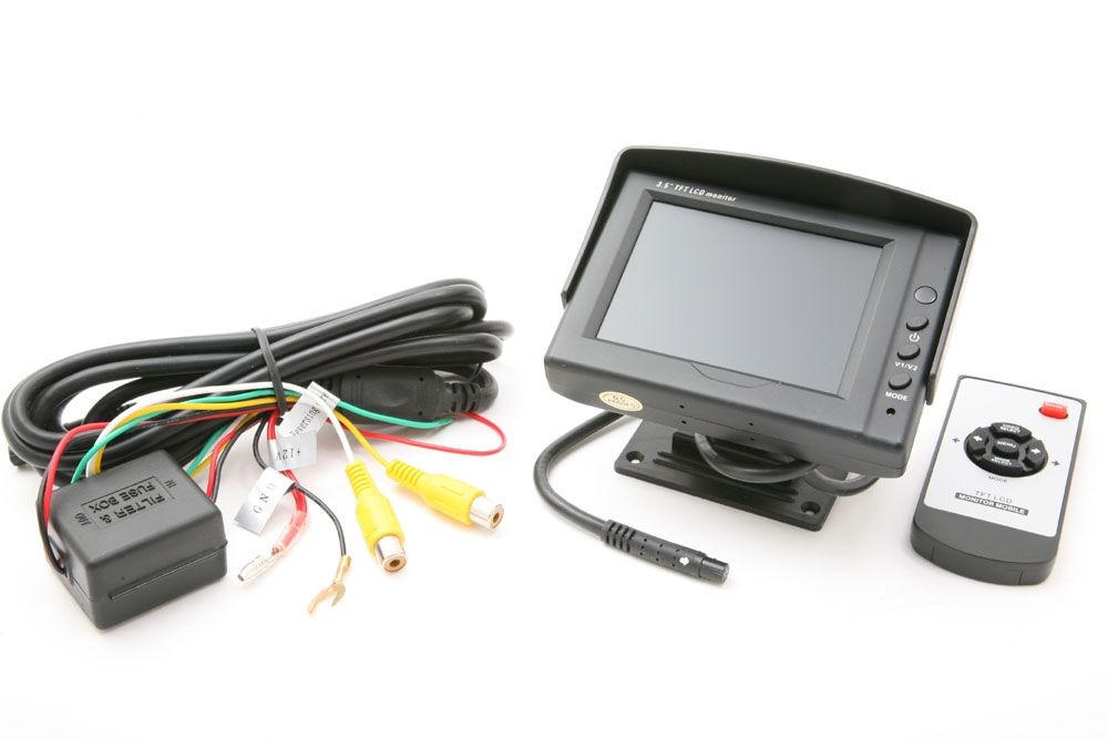 m-use opbouw monitor 3.5 screen 2x AV 12V incl sp  RC