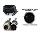 Camera extension cable 15 meter with 4-pins connector (4-p male to 4-p female) afbeelding 4
