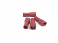 Kabelverbinder geïsoleerd Female Rood 6.3 mm / 0.5 - 1.5 mm² / A: 6.3mm - B: 0.8mm (100st) PROline