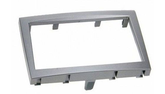 2-DIN frame Porsche 911  Cayman  Boxster 04-09 zilvergrijs