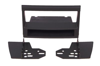 1-DIN frame Kia Soul 10 -12 met bakje  zwart