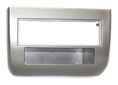 2-DIN frame Lancia Ypsilon 04-11 met bakje  zilverkleurig