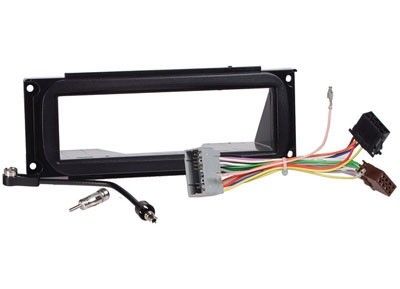 1-DIN frame Chrysler 300 02-11- +ISO kabel+ant adapt  zwart