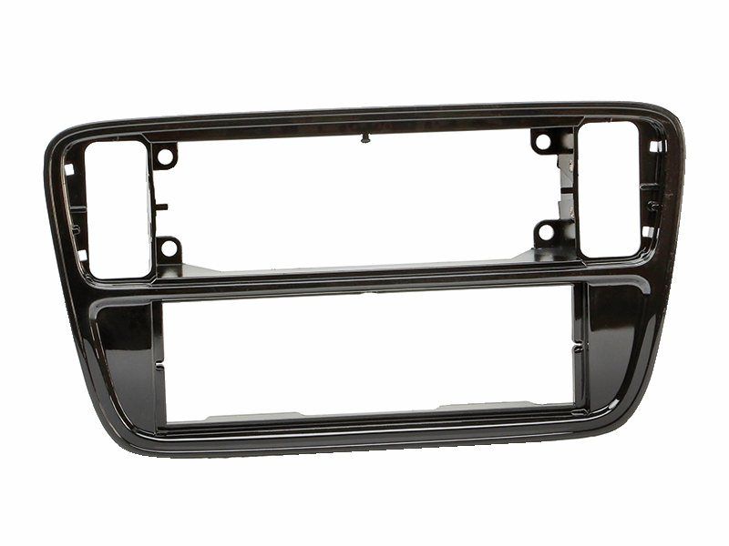1-DIN frame Seat Mii  Skoda Citigo  VW UP! 11- piano zwart