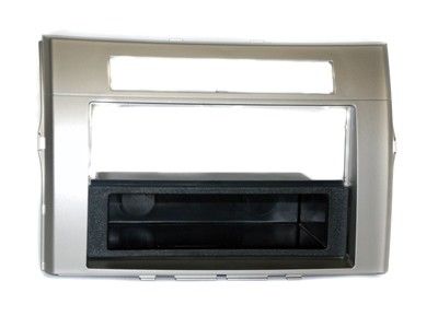 1-DIN frame Toyota Corolla Verso 04-09 met bakje  zilver