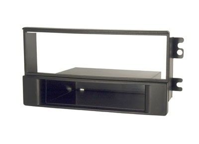 1-DIN frame Kia Sportage 04-07 met bakje  zwart
