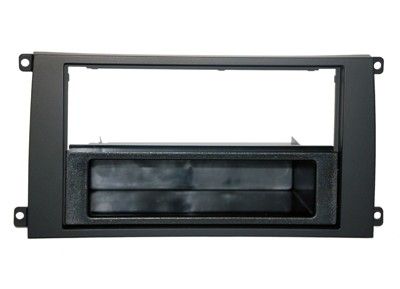 1-DIN frame Porsche Cayenne 02-10 met bakje  zwart