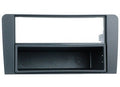1-DIN frame Audi A3 03-12  A4 08-16 met bakje  zwart