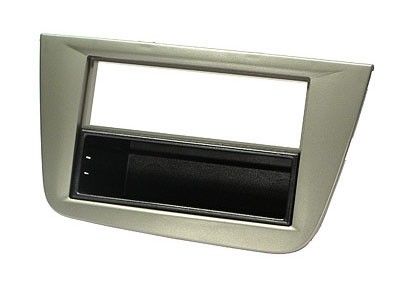 1-DIN frame Seat Altea 04-14  Toledo 05-12 met bakje  grijs