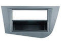 1-DIN frame Seat Leon 05-12 met bakje  grijs