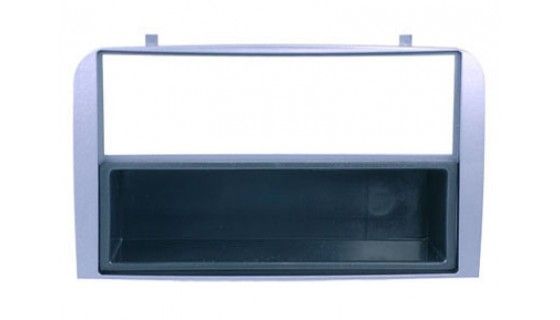 1-DIN frame Alfa 147 00-10  GT 07-11 zilverkleurig
