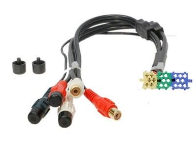 Passieve low levelkabel Becker Blaupunkt 5 RCA plugs (f)