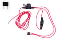 Geschakelde +12V van de zekeringbox voor ISO conn.
