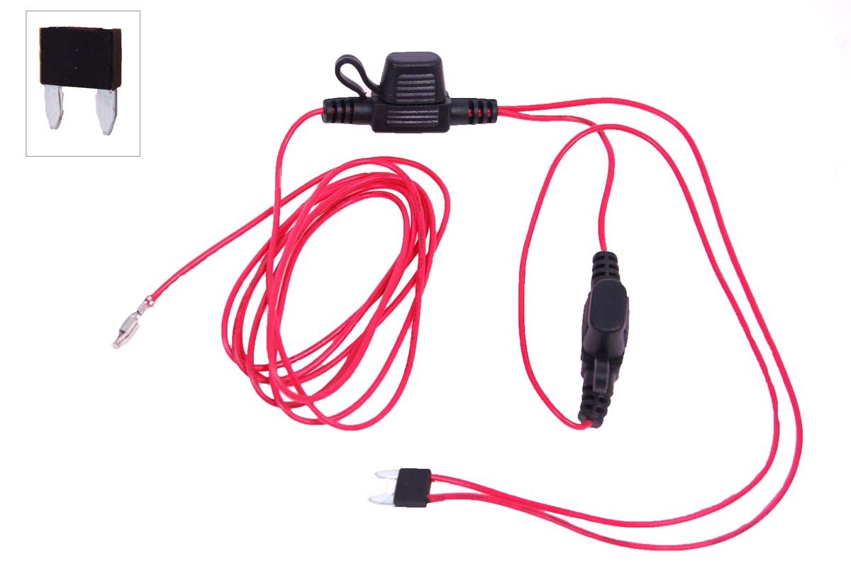 Geschakelde +12V van de zekeringbox voor ISO conn.