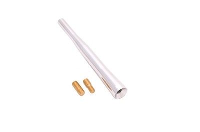 Telescoop M6>M5 & M6>M6  11 5cm alu-staal wit AM/FM
