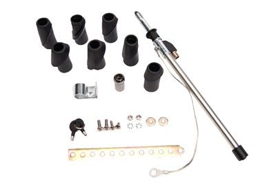 Antenne AM/FM inbouw tbv Mercedes  Opel chroom