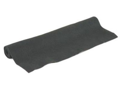 Akoest. stof  polyester 250gr/m² ZWART 1 5x50 m