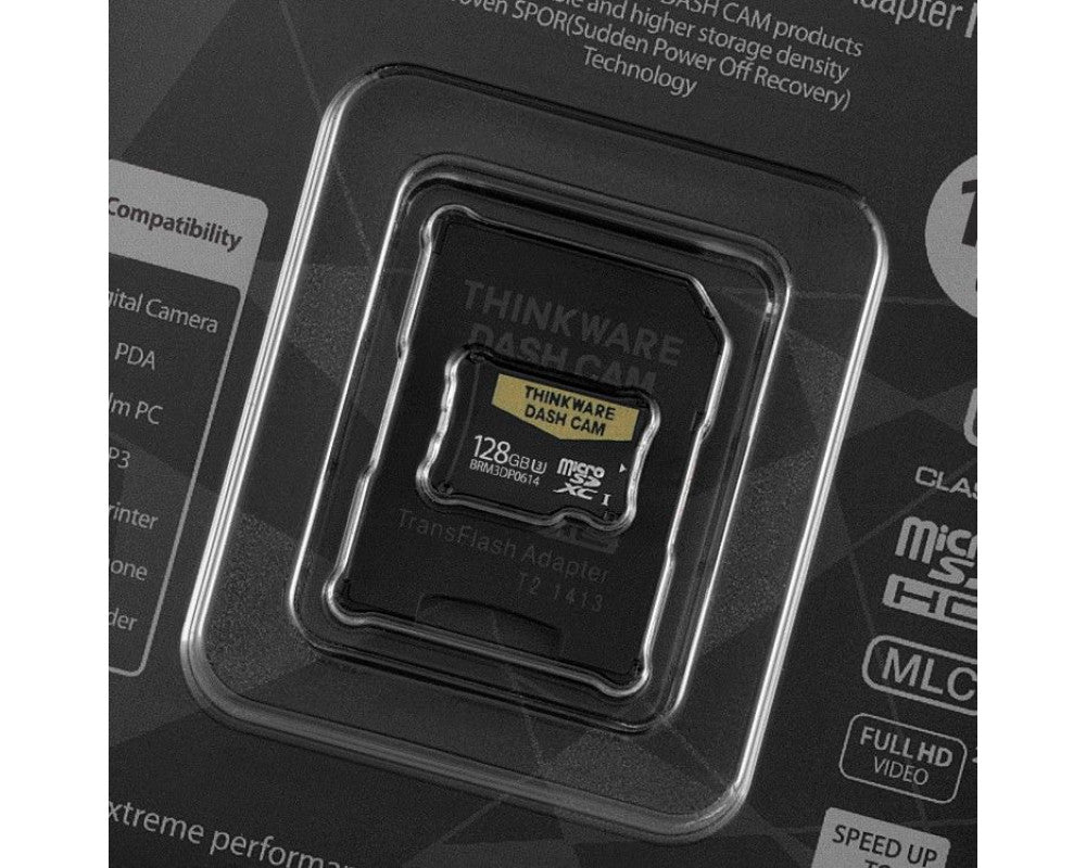 Thinkware micro SD-card 128GB incl. SD adapter afbeelding 4