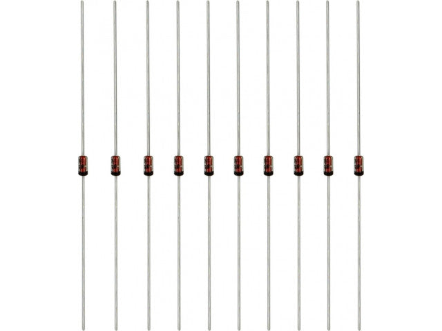 Sperrdiode BAT43  30V/0,2A/DO-35 10 Stuks