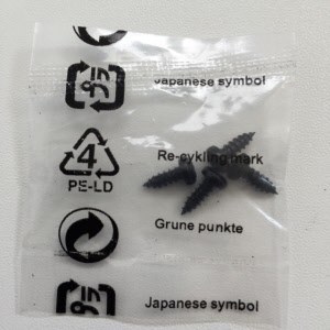 Schroefjes voor Houder: Z